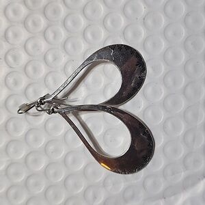 Elegant Silver Teardrop Earrings